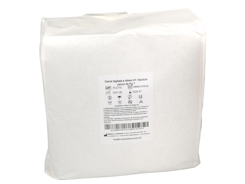GARZA COTONE 10x10 cm - Classe IIa